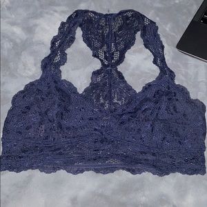 navy bralette
